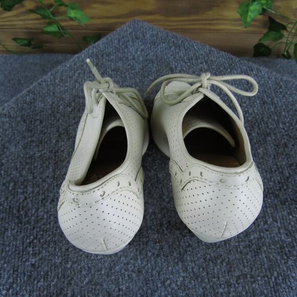 Seychelles Women Peep Toe Peep‎ Toe Beige Leather Pump 7 Medium Gently Used 2025 - Picture 5 of 7